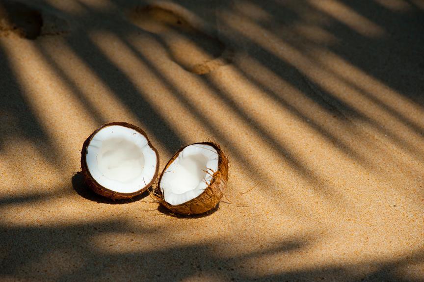 tropical island coconut water
