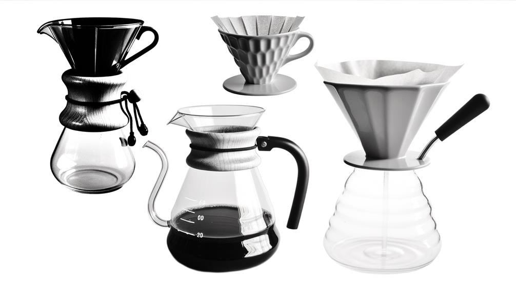 varieties of pour over devices